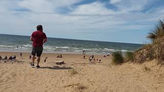 Formby beach Liverpool UK [upl. by Chavaree]