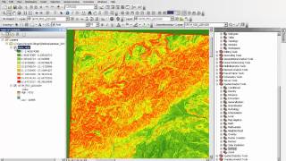 analysis of a digital elevation model in ArcMAP [upl. by Ru]