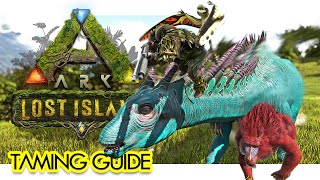 Lost Island Taming Guide for All NEW Creatures [upl. by Olds48]