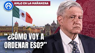 AMLO rechaza haber negado izar la bandera durante marea rosa [upl. by Ruel795]