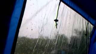 Hi gear Kalahari 8 tent in thunder storm [upl. by Dona]