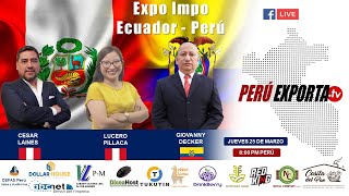 Analisis de las exportaciones e importaciones Ecuador  Perú [upl. by Nnayhs196]