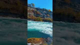 Niagara falls view naturalwonder fall waterfall beautiful beach travel [upl. by Anaiviv]