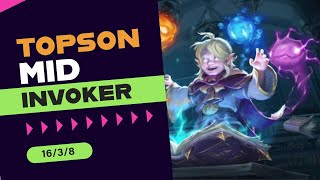 Topson Invoker  Highlights Builds and MindBlowing Plays  Invoker Dota 2  dota 2 Pro  ranked [upl. by Elocon294]