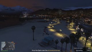 Flying High To Flylo FM RELAXING Nightclub Promo Mission  GTA V Online [upl. by Wilfreda]