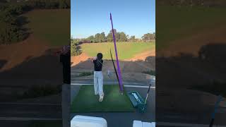 Driving Range Practice golf golfswing juniorgolfer lpga [upl. by Tisbe]