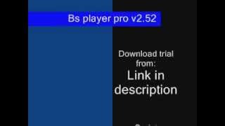 Bs player pro v252 FULL for FREE link to download  serial and username in description [upl. by Ambrosine]