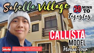 Sabella Village Callista Model House Tour  Model House and TurnOver Unit [upl. by Pelagias]