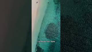 Los Roques Venezuela from above a breathtaking Archipelago surrounded by turquoise water and reef [upl. by Oys827]