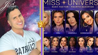 LOS 30 ROSTROS MÁS HERMOSOS RUMBO A MISS UNIVERSO 2024  Favoritas [upl. by Annaid]