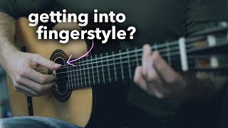 FINGERSTYLE Guitar For Absolute BEGINNERS chords and melody [upl. by Scribner]