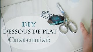 DIY Dessous de plat customisé  DIY Trivet customized [upl. by Eiramlatsyrk]