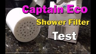 Captain Eco Shower Filter Review [upl. by Zedecrem]