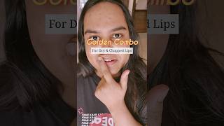 Golden Combo for Dry amp Chapped Lips 💋 shorts skincare chappedlips [upl. by Ahsinawt]