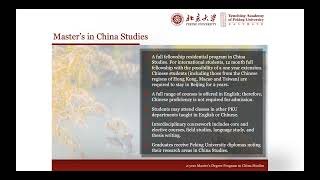 Yenching Academy of PKU Info Session China Studies Law and Society 23 Sep 2022 [upl. by Louanna]