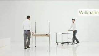 Disassemble a Contas conference table  by Wilkhahn [upl. by Chev]