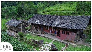 Al salir de la ciudad la joven pareja renovó una casa abandonada y vivió recluida en la montaña [upl. by Nirret]