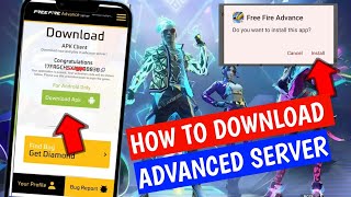 how to download amp open advance server  ob47 advance server free fire  advance server download link [upl. by Nnil383]