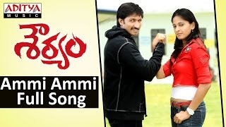 Ammi Ammi Full Song II Shouryam Movie II Gopichand Anushka [upl. by Kcireddor983]