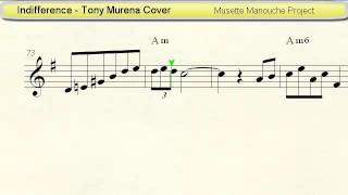 Indifference Tony Murena Cover  Accordion sheet music [upl. by Ddene]