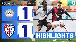 UDINESECAGLIARI 11  HIGHLIGHTS  Cagliari Rescue Important Point  Serie A 202324 [upl. by Kimbra]