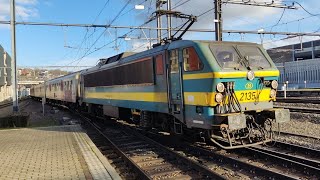 quotTRAINS SPOTTINGquot en gare de Namur  BONUS et klaxons [upl. by Deutsch]