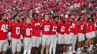 Buckeyes players and fans sing quotCarmen Ohioquot after big win over Purdue [upl. by Ehr]