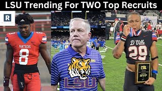 LSU Trending For TWO MASSIVE Commitments in the 2024  LSU Football Recruiting Updates [upl. by Aihsyt]