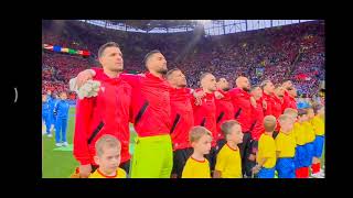 Italy vs Albania National Anthem  EURO 2024 [upl. by Sorvats742]