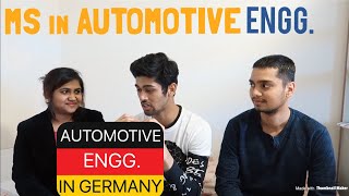 MASTERS IN AUTOMOTIVE SOFTWARE ENGINEERING FROM GERMANY TU CHEMNITZ [upl. by Kawai932]