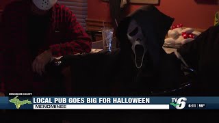 Menominee pub goes big for Halloween [upl. by Refanej]