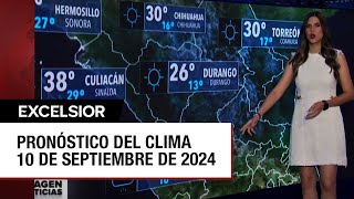 Clima para hoy 10 de septiembre de 2024 [upl. by Manoff]