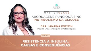 Resistência à insulina Causas e Consequências  com a Dra Janaína Koenen [upl. by Perrin]