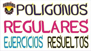 polígonos regulares full ejercicios resueltos examen admisión universidad geometría [upl. by Lorien]