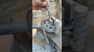 Metal Bar Bending DIY metalbending metalbender shorts [upl. by Arymahs944]