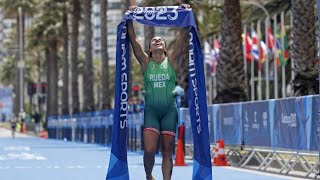 Lizeth Rueda primer ORO de la historia en triatlón para México [upl. by Hatfield]