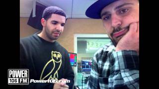 Drake interview at Power 106 w Dj Vick One [upl. by Honey197]