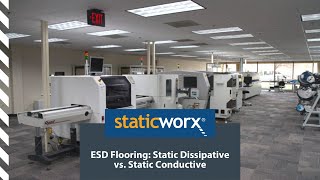 ESD Flooring Static Dissipative vs Static Conductive [upl. by Ludewig528]