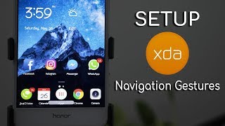 How To Setup Xda Navigation Gestures on Android Device  Techy Status [upl. by Aititel]