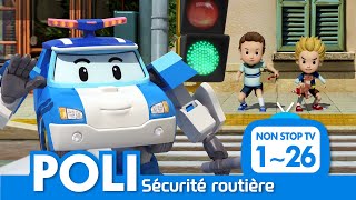 🚔Sécurité routière avec POLI Épisodes Complets  126 Épisodes  2 Heures  Robocar POLI télé [upl. by Entsirhc203]