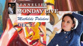 Monday Live Vibrant Colors Oil Pastel Portrait with Mathilde Polidori [upl. by Naamana]