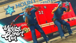 Hoe Wordt Je Een Ambulance Medewerker In GTA Online Modded Outfit Glitch  GTA 5  MinionFartGun [upl. by Keryt]