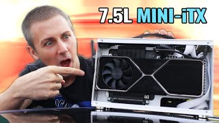 Fitting an i912900K and RTX 3080 Ti in a 75L MiniiTX Gaming PC 😲 [upl. by Sarnoff]