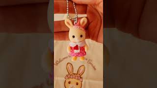 Hanazono  Flower Garden Rabbit Family Japan Exclusive Key Chain and Tote Bag Sylvanian Families [upl. by Lancaster825]