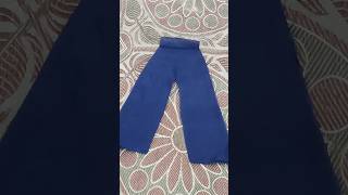 Easy straight Palazzo cutting trick 😍 cutting ideas💯 shorts youtube designbyaayuu [upl. by Samid]