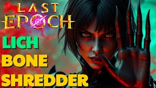 DOMINATING Lich build  Aberroth amp High Corruption viable  Last Epoch 117  Build guide [upl. by Naitirb417]