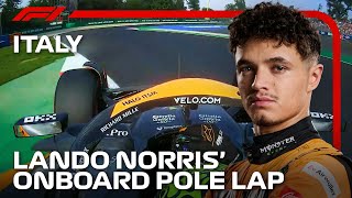 Lando Norris’ Pole Lap  2024 Italian Grand Prix  Pirelli [upl. by Cormack]