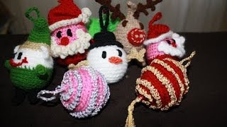 palline di Natale amigurumi seconda parte [upl. by Eadrahc469]