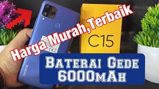 Realme C15 Terbaru  Unboxing Warna Blue👍 [upl. by Kenward]