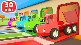 Tow trucks for kids Car cartoons for kids Full episodes of Helper Cars cartoon for kids [upl. by Ellecram]